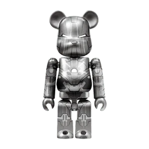 Bearbrick Happy Kuji 'Iron Man' (2023) - 18 Whiplash Mark 2 100% Herstellerbild