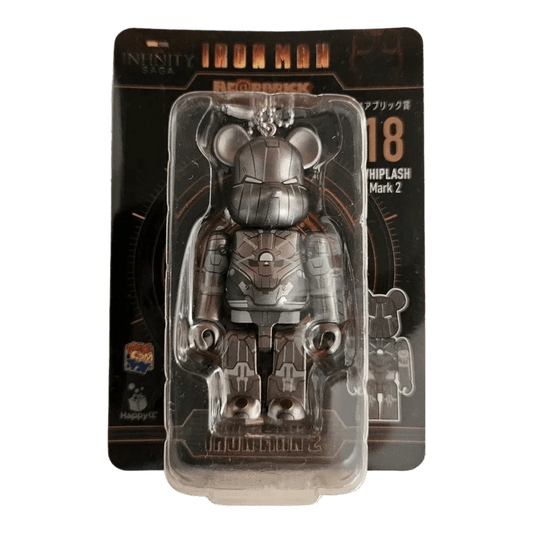 Bearbrick Happy Kuji 'Iron Man' (2023) - 18 Whiplash Mark 2 100% in der Verpackung