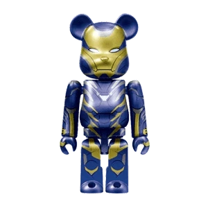 Bearbrick Happy Kuji 'Iron Man' (2023) - 20 Rescue 100% Herstellerbild