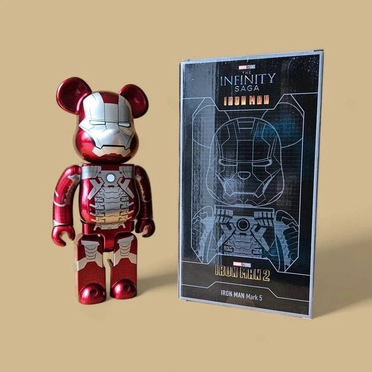 Bearbrick Happy Kuji 'Iron Man' (2023) - L@ST Iron Man Mark 5 400% mit Verpackung