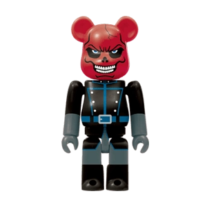 Bearbrick Happy Kuji 'MARVEL' (2012) - 11 Red Skull 100% Herstellerbild