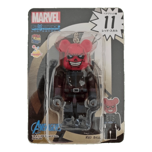 Bearbrick Happy Kuji 'MARVEL' (2012) - 11 Red Skull 100% in der Verpackung