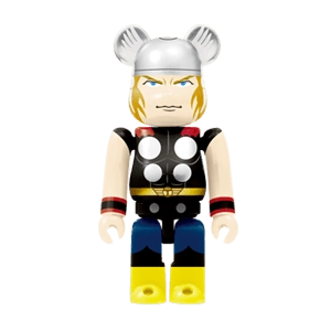 Bearbrick Happy Kuji 'MARVEL' (2012) - 12 Thor 100% Herstellerbild