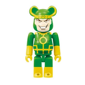 Bearbrick Happy Kuji 'MARVEL' (2012) - 13 Loki 100% Herstellerbild