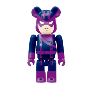 Bearbrick Happy Kuji 'MARVEL' (2012) - 16 Hawkeye 100% Herstellerbild