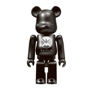 Bearbrick Happy Kuji 'MARVEL' (2012) - 18 S.H.I.E.L.D. 100% Herstellerbild