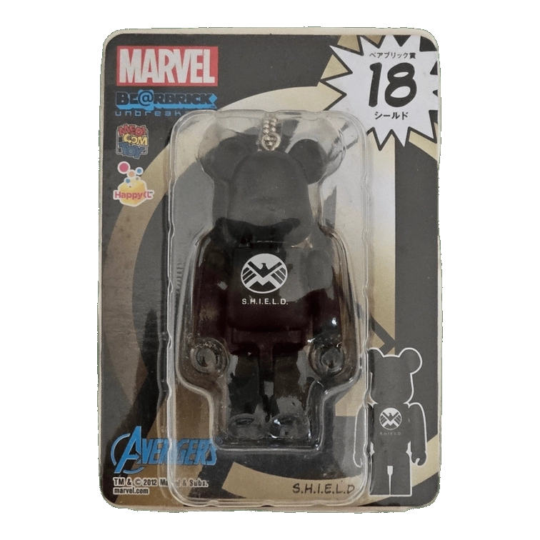 Bearbrick Happy Kuji 'MARVEL' (2012) - 18 S.H.I.E.L.D. 100% in der Verpackung