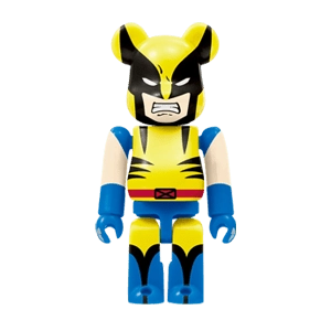 Bearbrick Happy Kuji 'MARVEL' (2012) - 19 Wolverine Yellow Version 100% Herstellerbild