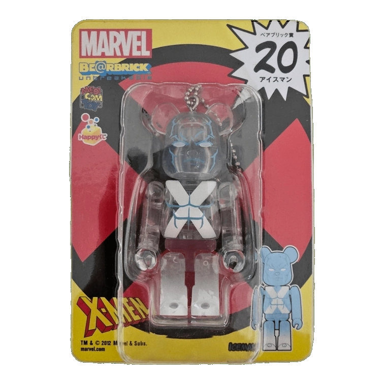 Bearbrick Happy Kuji 'MARVEL' (2012) - 20 Iceman 100% in der Verpackung