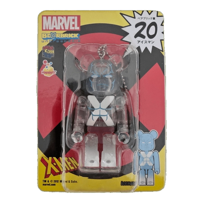 Bearbrick Happy Kuji 'MARVEL' (2012) - 20 Iceman 100% in der Verpackung