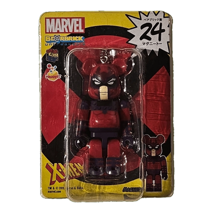 Bearbrick Happy Kuji 'MARVEL' (2012) - 24 Magneto 100% in der Verpackung