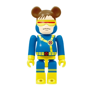 Bearbrick Happy Kuji 'MARVEL' (2012) - 25 Cyclops 100% Herstellerbild