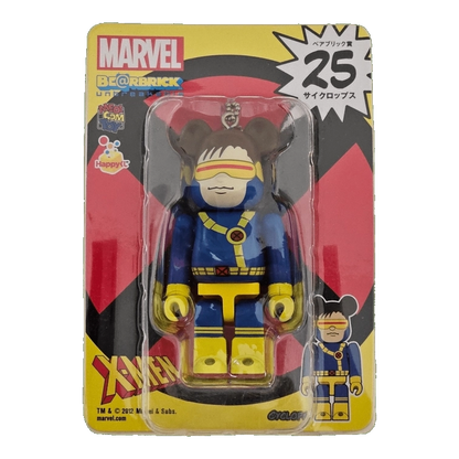 Bearbrick Happy Kuji 'MARVEL' (2012) - 25 Cyclops 100% in der Verpackung