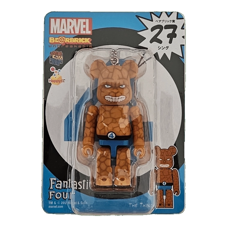 Bearbrick Happy Kuji 'MARVEL' (2012) - 27 The Thing 100% in der Verpackung