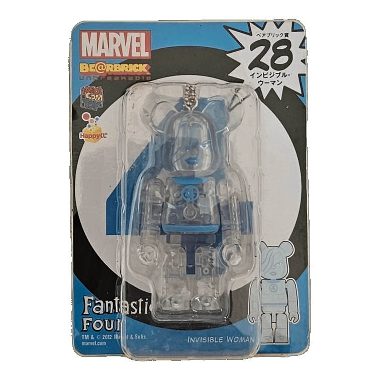 Bearbrick Happy Kuji 'MARVEL' (2012) - 28 Invisible Woman 100% in der Verpackung