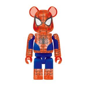 Bearbrick Happy Kuji 'MARVEL' (2012) - 2 Spider-Man Clear Version 100% Herstellerbild