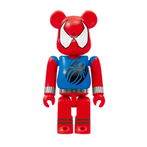 Bearbrick Happy Kuji 'MARVEL' (2012) - 3 Scarlett Spider 100% Herstellerbild