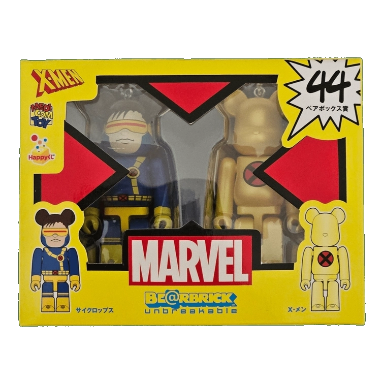 Bearbrick Happy Kuji 'MARVEL' (2012) - 44 Cyclops & X-Men 100% in der Verpackung