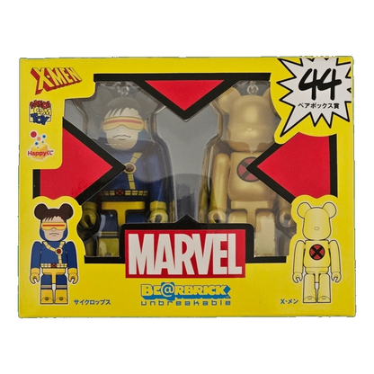 Bearbrick Happy Kuji 'MARVEL' (2012) - 44 Cyclops & X-Men 100% in der Verpackung