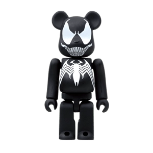 Bearbrick Happy Kuji 'MARVEL' (2012) - 4 Venom 100% Herstellerbild