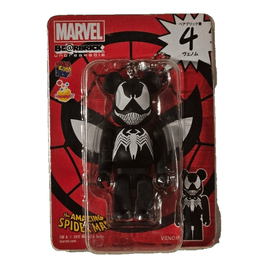 Bearbrick Happy Kuji 'MARVEL' (2012) - 4 Venom 100% in der Verpackung