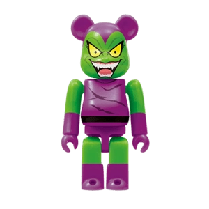 Bearbrick Happy Kuji 'MARVEL' (2012) - 5 Green Goblin 100% Herstellerbild