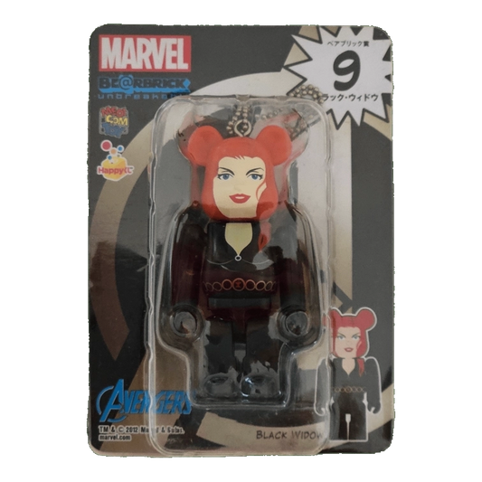 Bearbrick Happy Kuji 'MARVEL' (2012) - 9 Black Widow 100% in der Verpackung