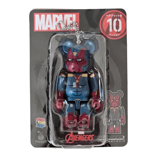 Bearbrick Happy Kuji 'MARVEL' (2021) - 10 Vision 100% in der Verpackung