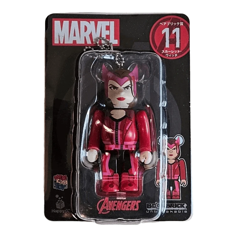 Bearbrick Happy Kuji 'MARVEL' (2021) - 11 Scarlet Witch 100% in der Verpackung