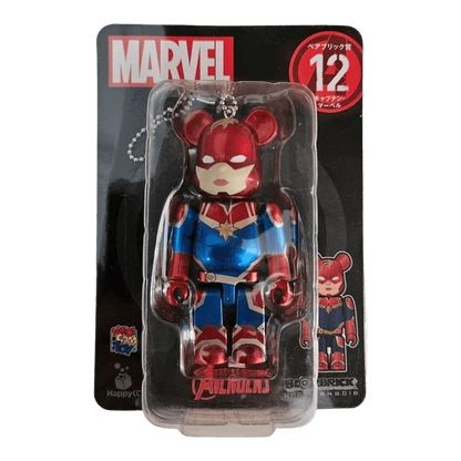 Bearbrick Happy Kuji 'MARVEL' (2021) - 12 Captain Marvel 100% in der Verpackung