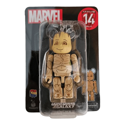 Bearbrick Happy Kuji 'MARVEL' (2021) - 14 Groot 100% in der Verpackung