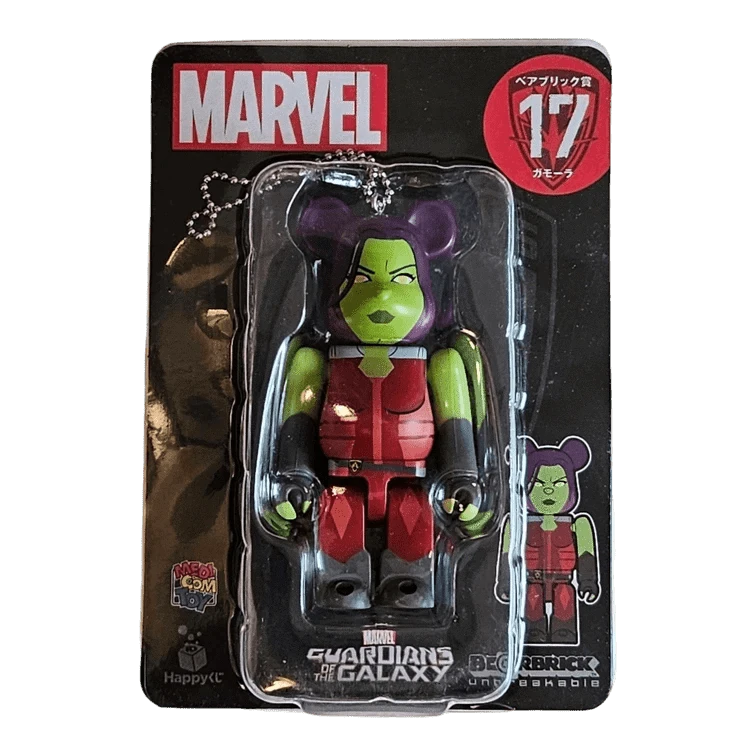 Bearbrick Happy Kuji 'MARVEL' (2021) - 17 Gamora 100% in der Verpackung