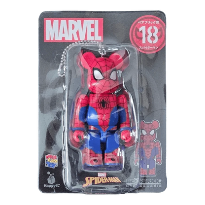 Bearbrick Happy Kuji 'MARVEL' (2021) - 18 Spider-Man 100% in der Verpackung