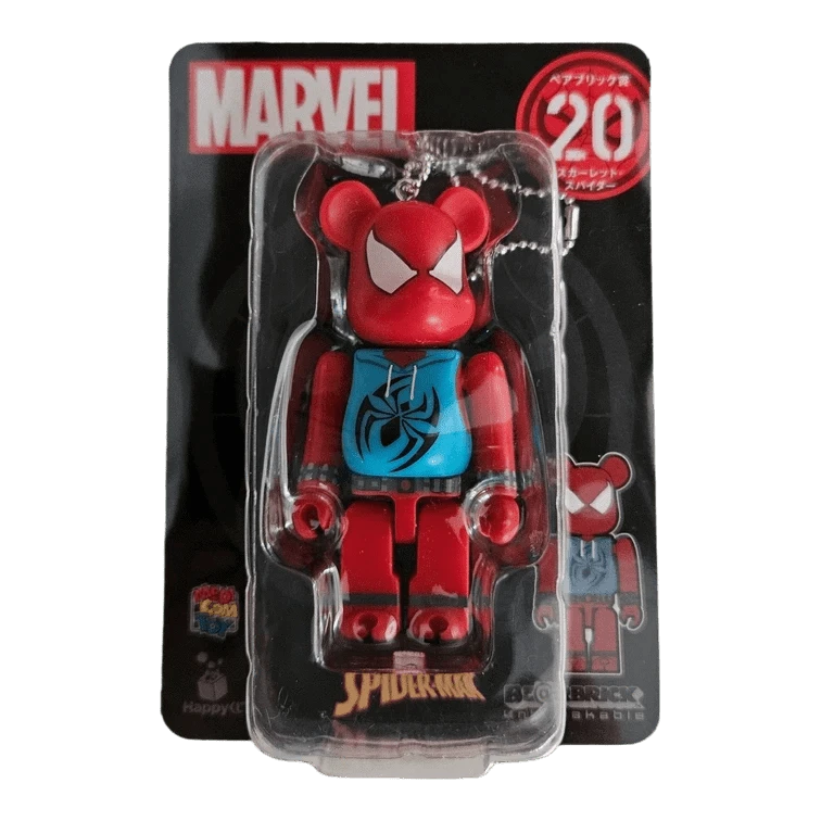 Bearbrick Happy Kuji 'MARVEL' (2021) - 20 Scarlet Spider 100% in der Verpackung