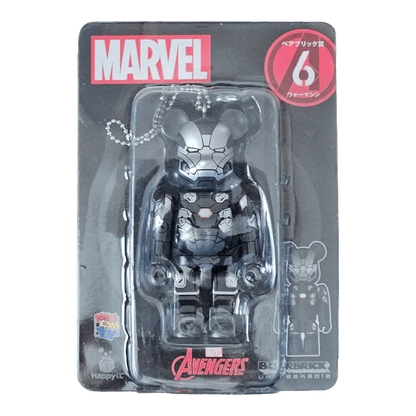 Bearbrick Happy Kuji 'MARVEL' (2021) - 6 War Machine 100% in der Verpackung