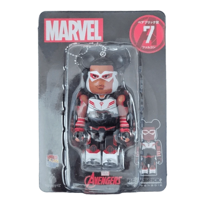 Bearbrick Happy Kuji 'MARVEL' (2021) - 7 Falcon 100% in der Verpackung