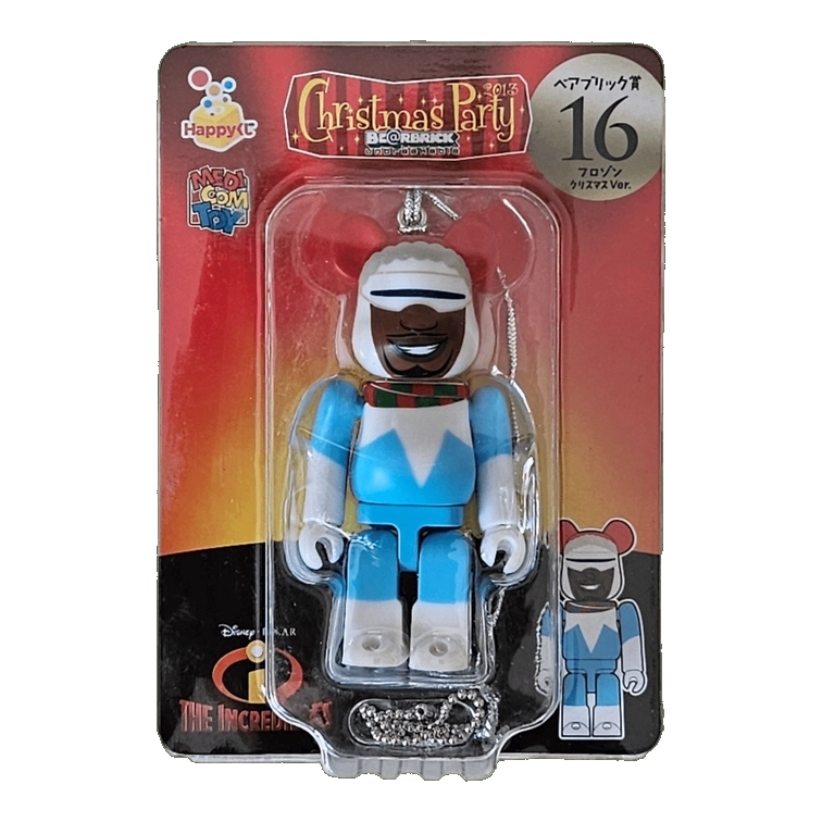 Bearbrick Happy Kuji 'Pixar Christmas Party' (2013) - 16 Frozone Christmas Version 100% in der Verpackung