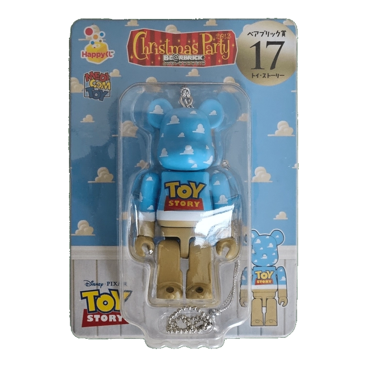 Bearbrick Happy Kuji 'Pixar Christmas Party' (2013) - 17 Toy Story 100% in der Verpackung