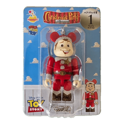 Bearbrick Happy Kuji 'Pixar Christmas Party' (2013) - 1 Woody Santa Version 100% in der Verpackung