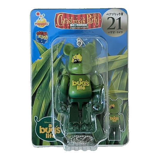 Bearbrick Happy Kuji 'Pixar Christmas Party' (2013) - 21 A Bug's Life 100% in der Verpackung