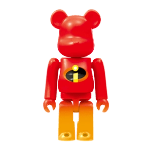 Bearbrick Happy Kuji 'Pixar Christmas Party' (2013) - 24 The Incredibles 100% Herstellerbild