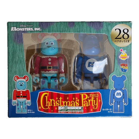 Bearbrick Happy Kuji 'Pixar Christmas Party' (2013) - 28 Sulley Santa Version & Monsters, Inc. 100% in der Verpackung