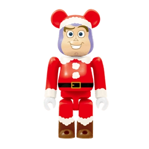 Bearbrick Happy Kuji 'Pixar Christmas Party' (2013) - 2 Buzz Lightyear Santa Version 100% Herstellerbild