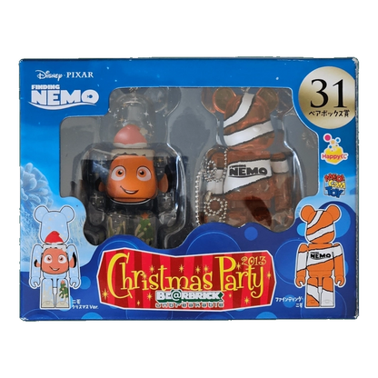 Bearbrick Happy Kuji 'Pixar Christmas Party' (2013) - 31 Nemo Christmas Version & Finding Nemo 100% in der Verpackung