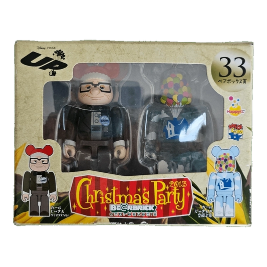 Bearbrick Happy Kuji 'Pixar Christmas Party' (2013) - 33 Old Man Carl & Old Man Carl's Flying House 100% in der Verpackung