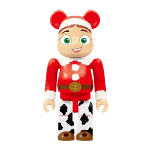 Bearbrick Happy Kuji 'Pixar Christmas Party' (2013) - 3 Jessie Santa Version 100% Herstellerbild