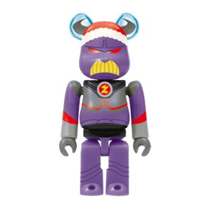 Bearbrick Happy Kuji 'Pixar Christmas Party' (2013) - 5 Zurg Christmas Version 100% Herstellerbild