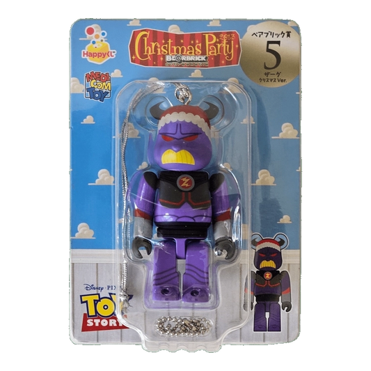 Bearbrick Happy Kuji 'Pixar Christmas Party' (2013) - 5 Zurg Christmas Version 100% in der Verpackung