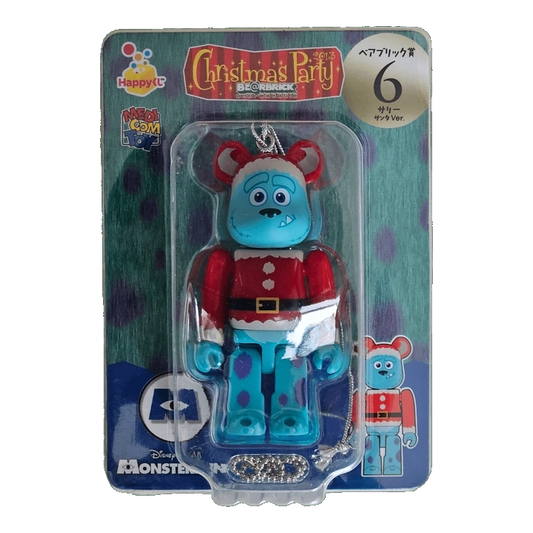 Bearbrick Happy Kuji 'Pixar Christmas Party' (2013) - 6 Sulley Santa Version 100% in der Verpackung