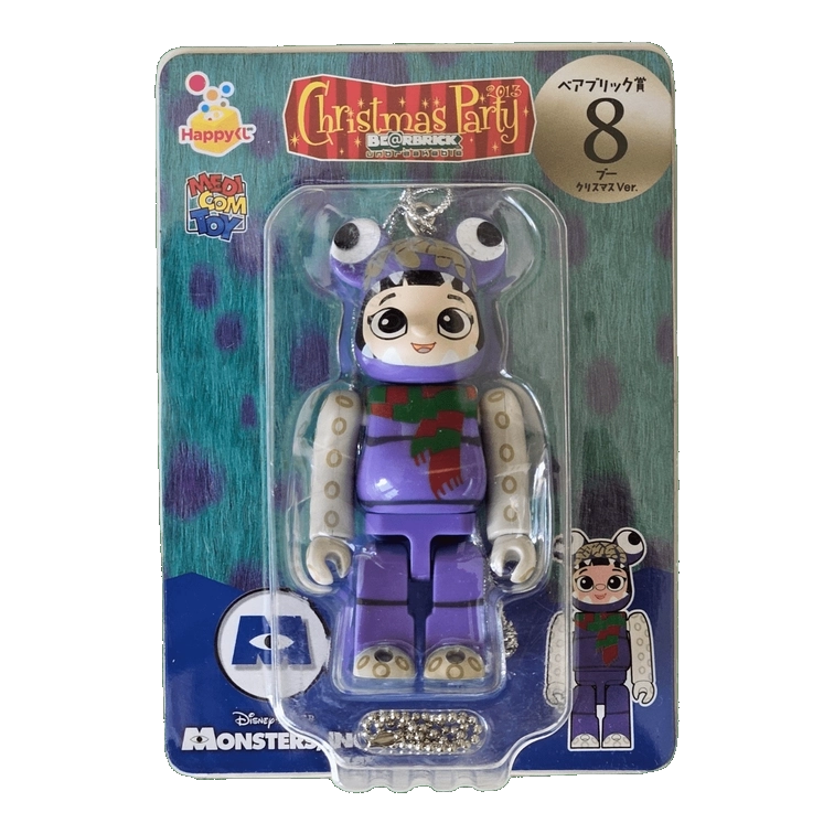 Bearbrick Happy Kuji 'Pixar Christmas Party' (2013) - 8 Boo Christmas Version 100% in der Verpackung